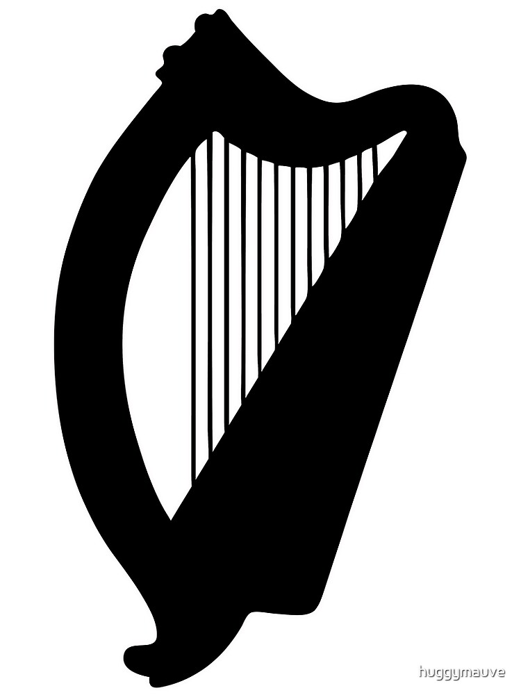 irish-harp-celtic-irland-sticker-by-huggymauve-redbubble