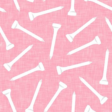 Artwork thumbnail, Golf Tees - pink by littlearrow