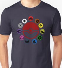 Pokemon TCG Types Unisex T-Shirt