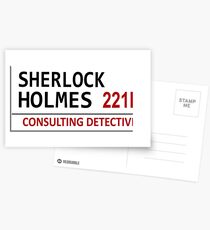 Sherlock Holmes Street Sign Postcards