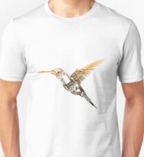 Steampunk Humming Bird Unisex T-Shirt