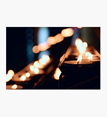 Candles Photographic Print