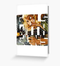 Girls With Guns Logo Greeting Card