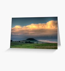 A Bump On The Landscape Greeting Card