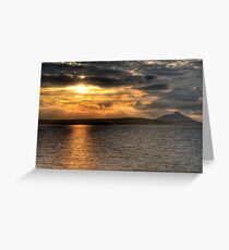 And Down It Goes Greeting Card