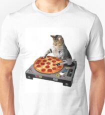 scratching pizza cat Unisex T-Shirt