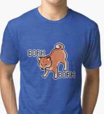 Bork Shibe Tri-blend T-Shirt