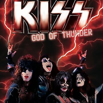 KISS rock | by God band Redbubble T-Shirt music Sale for - Essential Thunder\