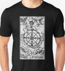 Wheel of Fortune Tarot Card - Major Arcana - fortune telling - occult Unisex T-Shirt