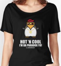 Hot and Cool, I'm da Paradox yo! - Hip Hop Penguin Women's Relaxed Fit T-Shirt