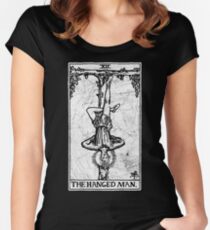 The Hanged Man Tarot Card - Major Arcana - fortune telling - occult Women's Fitted Scoop T-Shirt