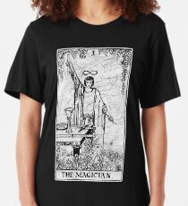The Magician Tarot Card - Major Arcana - fortune telling - occult Slim Fit T-Shirt