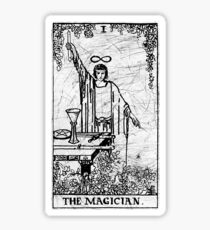 The Magician Tarot Card - Major Arcana - fortune telling - occult Sticker
