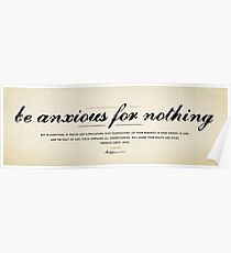Philippians 4:6-7 Poster
