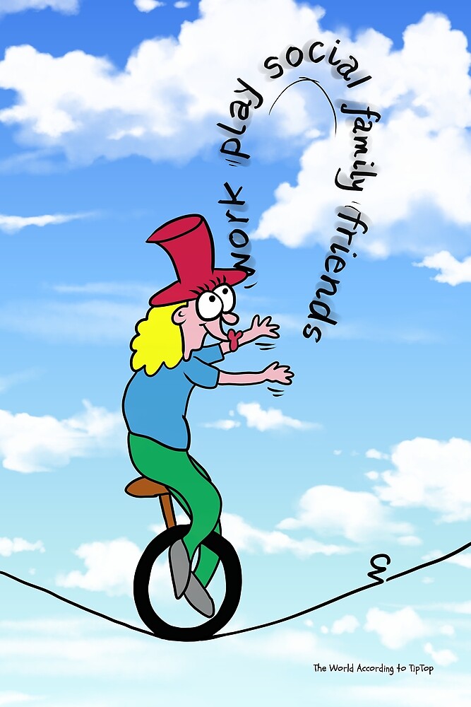 "Juggling Act" by Rob Overend Redbubble