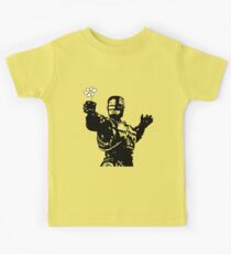 Robocop "likes flowers" Kids Tee