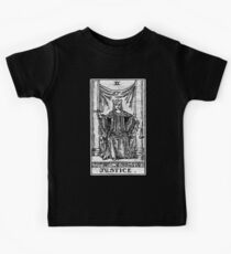 Justice Tarot Card - Major Arcana - Fortune Telling - Occult Kids Tee