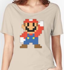 Super Mario Maker - Modern Mario Costume Sprite Women's Relaxed Fit T-Shirt