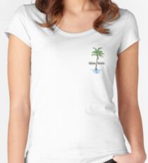 Hakuna Matata Tailliertes Rundhals-Shirt