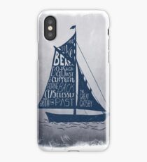 Great Gatsby Boat Quote iPhone Case