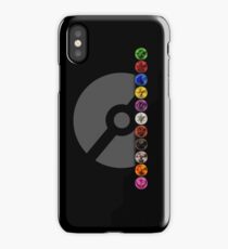 Pokemon TCG Type Symbols - iPhone Case w/ PokeBall iPhone Case