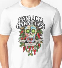 Cantina Carnitas Sugar Skull Unisex T-Shirt