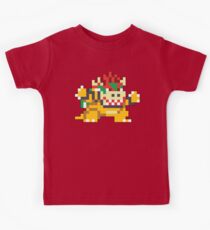 Super Mario Maker - Bowser Costume Sprite Kids Tee
