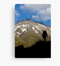 The climber Canvas Print