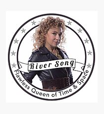 River Song logo Photographic Print