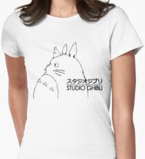 Studio Ghibli Totoro Women's Fitted T-Shirt