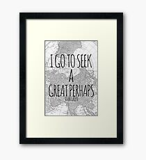 Great Perhaps Framed Print