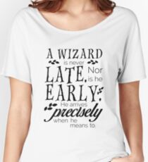 A Wizard is Never Late Women's Relaxed Fit T-Shirt