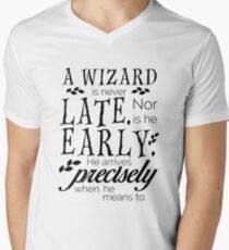 a wizard is never late t shirt