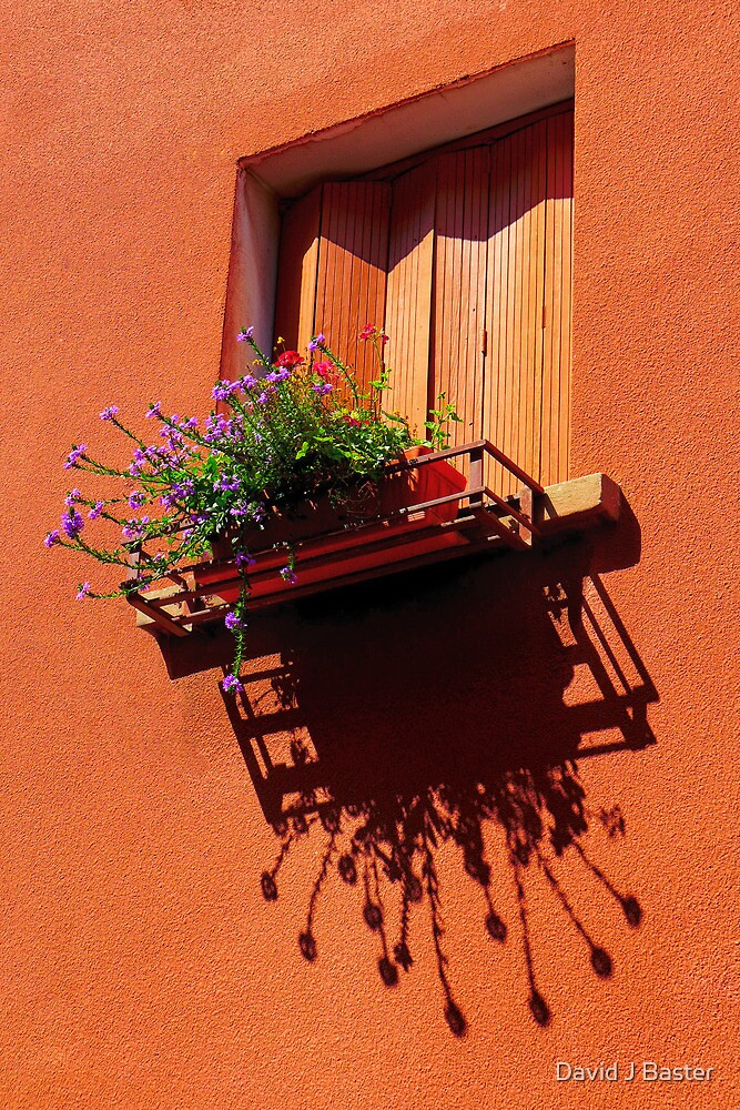 "Window Flower Box , Aixen Provence France" by David J Baster Redbubble