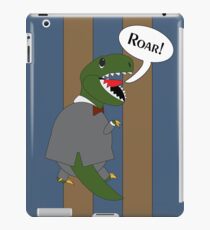 Male T-Rex Dinosaur in Suit iPad Case/Skin