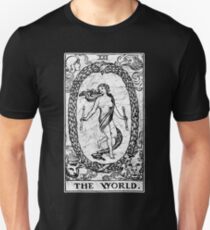 The World Tarot Card - Major Arcana - fortune telling - occult Unisex T-Shirt