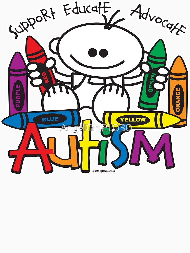 autism crayon shirt