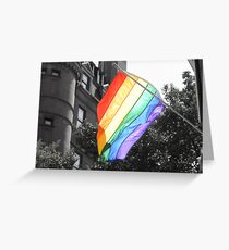 Rainbow Flag Greeting Card