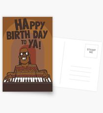 Stevie Wonderful birthday Postcards