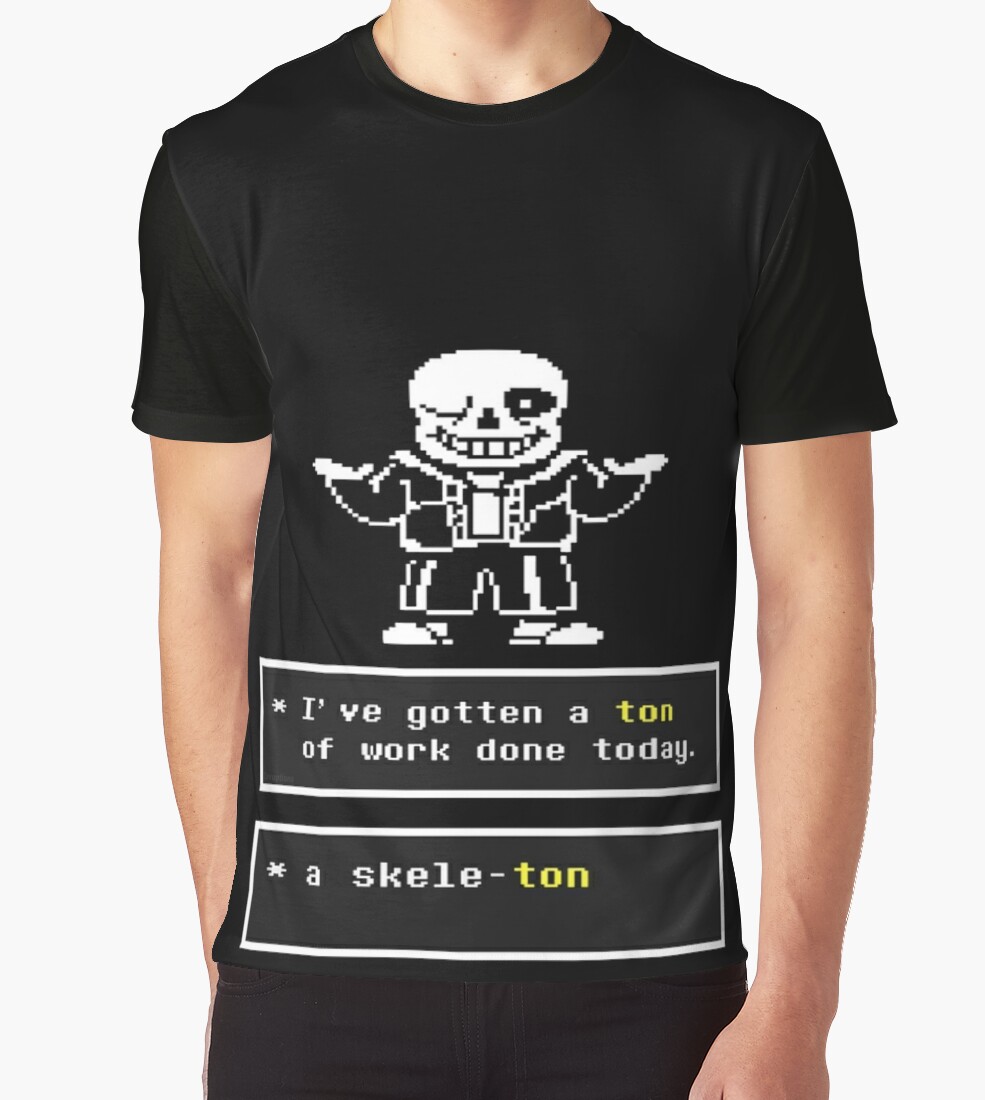 undertale sans shirt