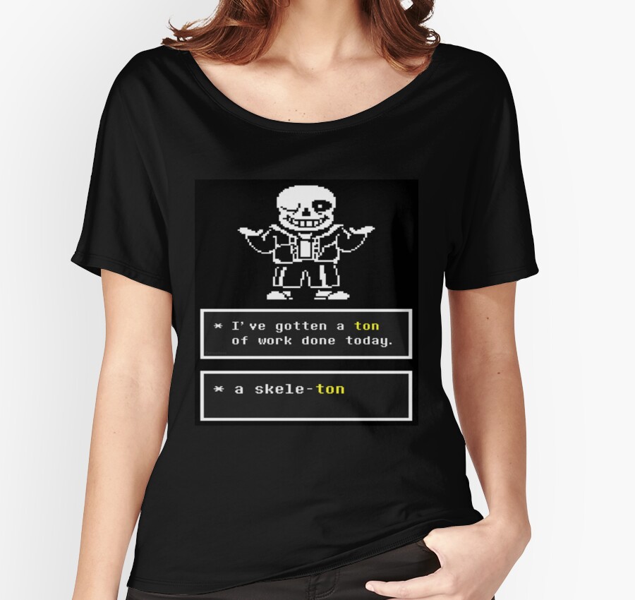 undertale sans shirt