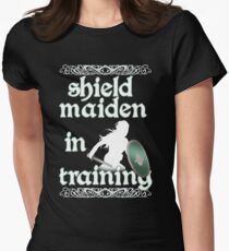 Camiseta entallada para mujer Shield Maiden en entrenamiento - Vikingos