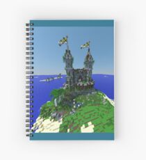 Minecraft Castle Spiral Notebook