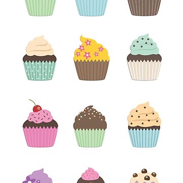 Cupcake Diamond Painting Magnets Set -2023 Ver w/ Cupcakes V2