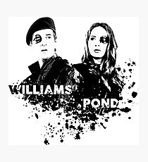 Amy Pond & Rory Williams Photographic Print