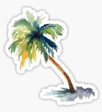 Watercolor palm tree Sticker