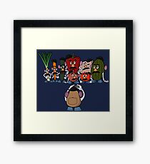 Potato family Framed Print