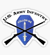 U.S. Infantry - Follow Me Sticker