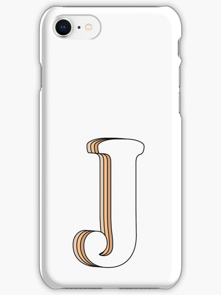 "The letter J retro" iPhone Case & Cover by Margje Redbubble