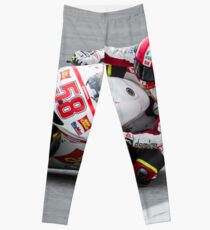 Marco Simoncelli at laguna seca 2011 Leggings